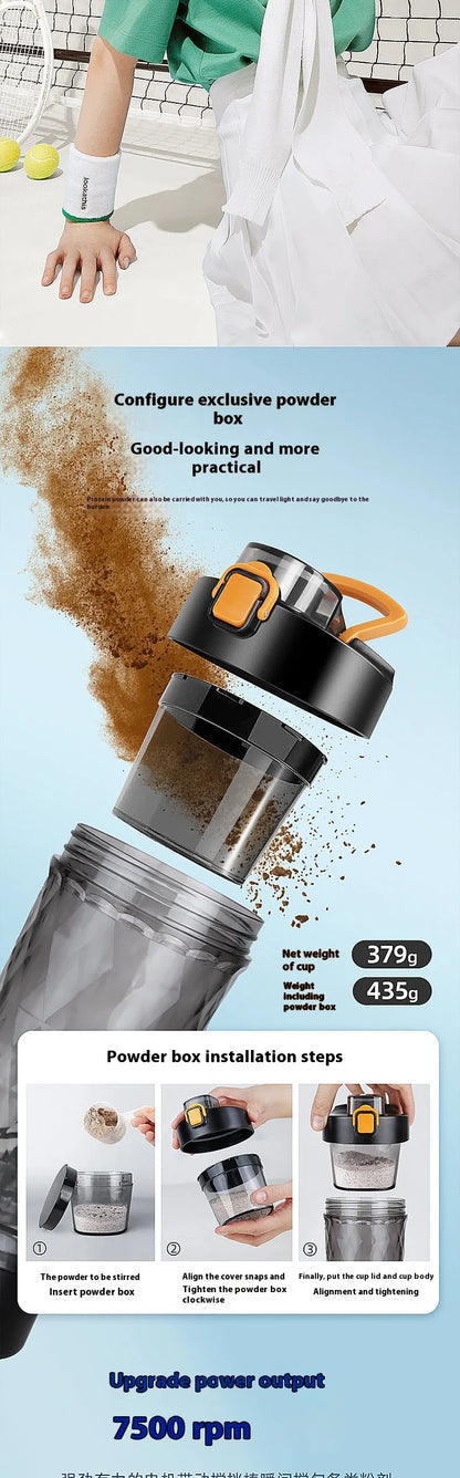 JackFit 🔥 Shaker Eléctrica Portátil – Batido Perfecto en 10s